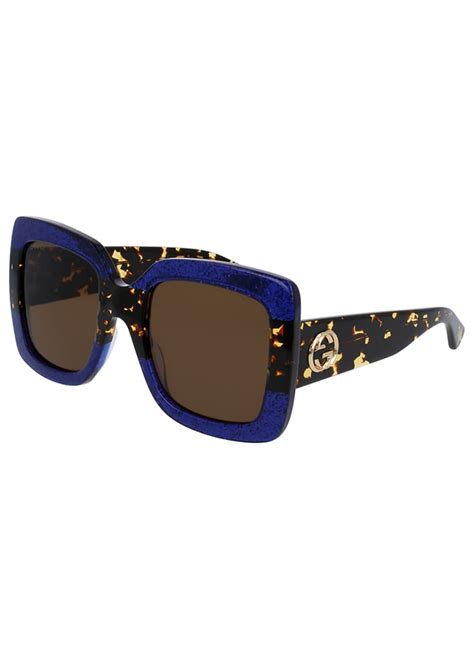 gucci glittered gradient oversized square sunglasses dupes|gucci sunglasses bumblebee.